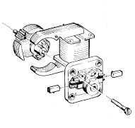 Planskitse - Original DCM-motor